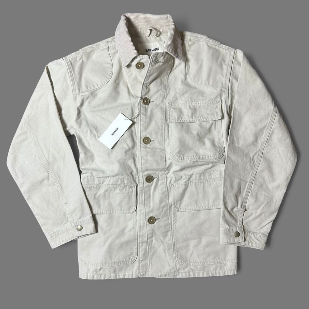 Buck Mason High Desert Canvas Work Jacket Womens Size S Wicker Chore Coat NWT